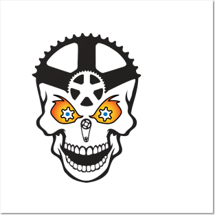 Skull Design for Biker Lovers Posters and Art